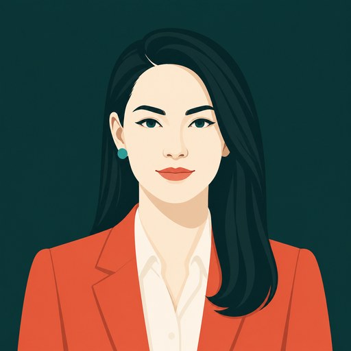 Vera, an illustrated portrait of the Talgentic marketing agent